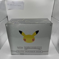 Pokemon Celebrations TCG Elite Trainer Box 25th Anniversary Edition, New Sealed