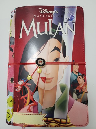 Diario basura hecho a mano "Mulan" con cubierta VHS - Imagen 3 de 23