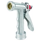 Metal Nozzles, Mid Size, Pistol Grip Gilmour 805642-1011 Brass Silver