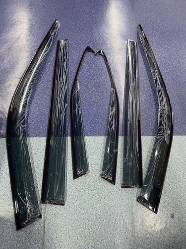 For 2020-2022 Toyota Highlander Smoke Window Visor Vent Shades Sun Rain Guards - Foto 18 di 20