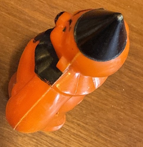 Vintage ROSBRO Rosen Hard Plastic CLOWN Black Cat Candy Container As Is - Picture 8 of 9