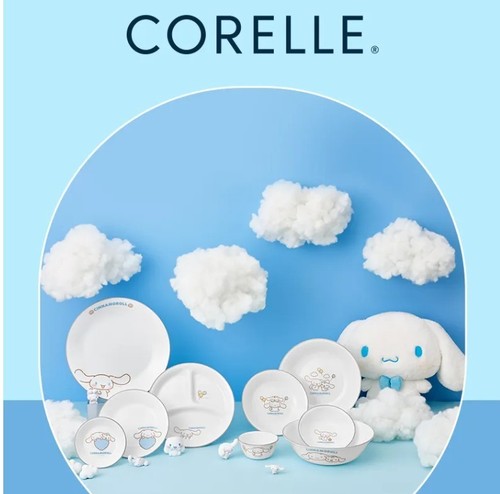 Limitiert Corelle x Sanrio Kuromi Glas Becher Set/Charakter Küche/380ml 12,8oz - Bild 3 von 10