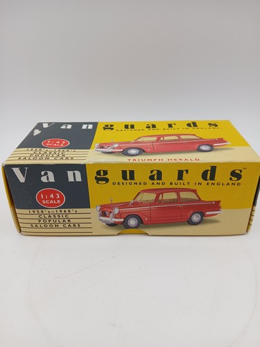 Vanguards Triumph Herald 1:43 Scale Diecast Model Red - Picture 12 of 12