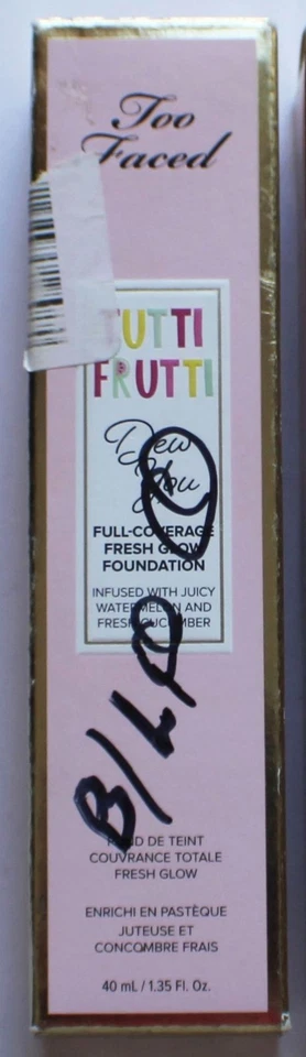 Too Faced Dew You Foundation Snow Tutti Frutti Full Coverage Fresh Glow Hydratin - Image 4 of 4