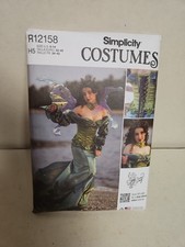 Simplicity 12158 Water Fairy / Fantasy Costume Pattern 6-14 Uncut