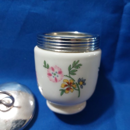 Coddler de huevo único floral Royal Worcester - Imagen 2 de 13