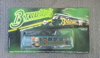 Braustolz Straßenbahn Tatra T3D OVP DDR Modellauto CVAG Sammlung