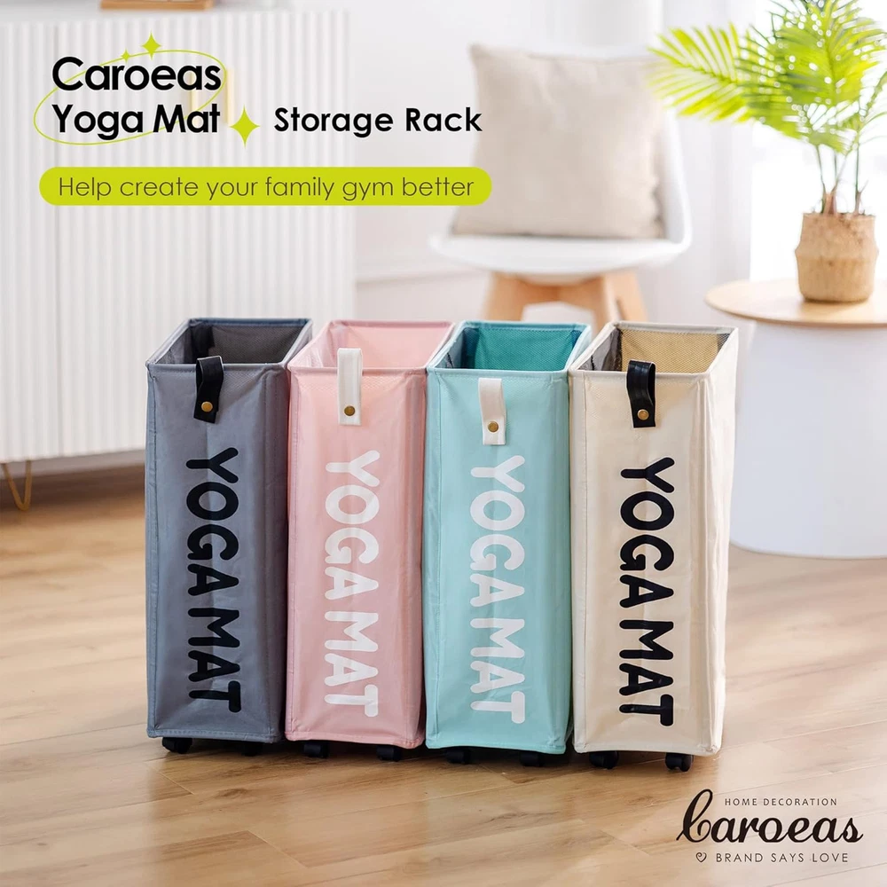 Yoga Mat Storage Rack Holder for Home Gym Equipment Organization Yoga Mat Storage Rack Holder for Home Gym Equipment Organization