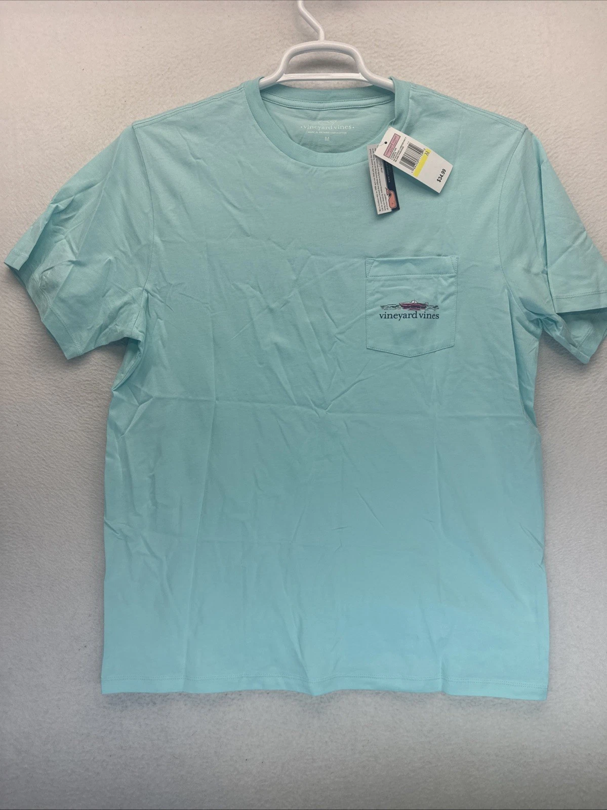 Vineyard Vines Men’s Medium Dockside Lobster Island Paradise Short Sleeve NWT