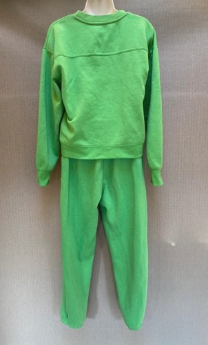 Zara Damen 2 Teiler Trainingsanzug Grün Jogginghose Sweatshirt Gr. Small Activewear - Bild 4 von 5