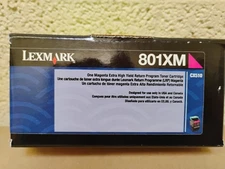 Lexmark 801XM Magenta Toner  Extra High Yield CX510 80C1XM0   New Sealed Box