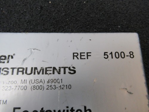 Stryker Ref: 5100-8 TPS Footswitch Bi-Directional Medical Foot Pedal (For Parts) - Picture 7 of 11