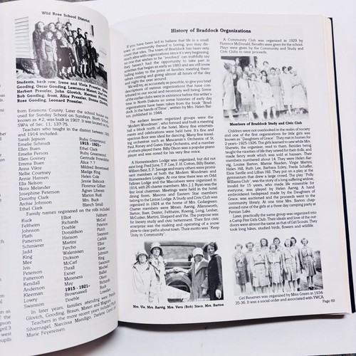 Braddock North Dakota Centennial History Book 1884-1984 - Picture 7 of 15