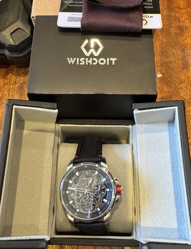 WISHDOIT (Aristos) Automatic Skeleton Open Heart Sports Watch - Picture 5 of 5