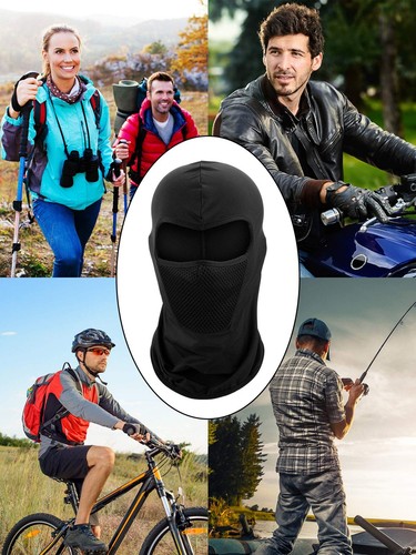 4 Pieces Balaclava Ski Mask Summer Full Face Mask for Men Women Windproof Sun... - Picture 7 of 7