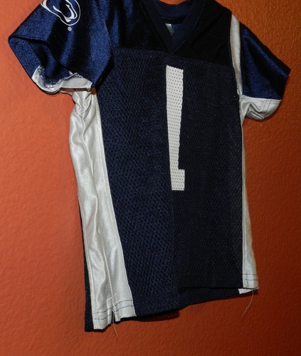Penn State Nittany Lions Toddler's Football Jersey 2T Pro Edge Blue - Picture 5 of 8