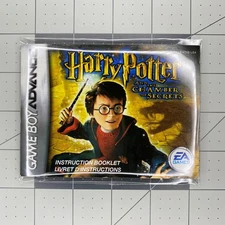 Harry Potter and the Chamber of Secrets - GBA Manual / Instruction Booklet