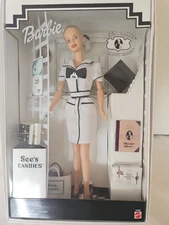 Barbie See's Candies First job Salesperson 27289 Mattel 1999