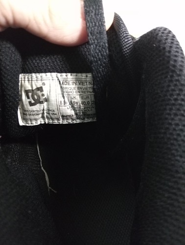 dc womens shoes size 8.5W RN 301105 made in USA multicolor high top - Picture 7 of 8