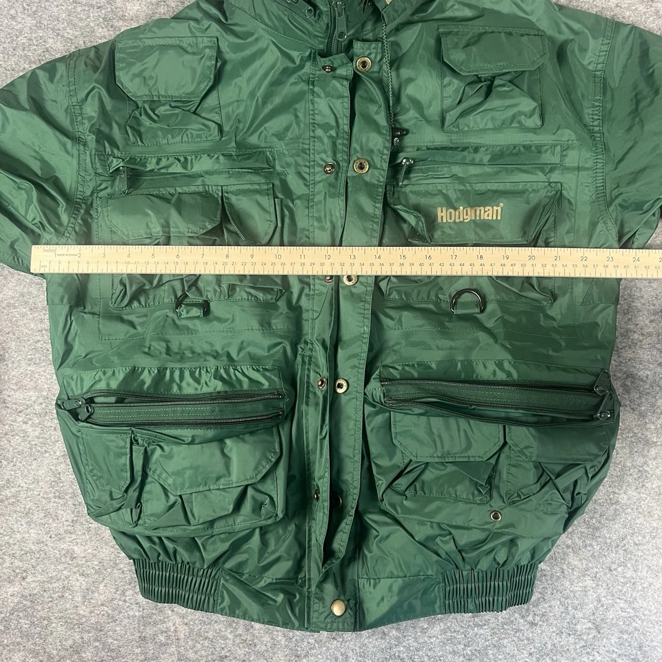 Hodgman Lakestream Jacket Men's M Hooded Wading Fishing Green Hunting Waterproof - Image 2 of 4
