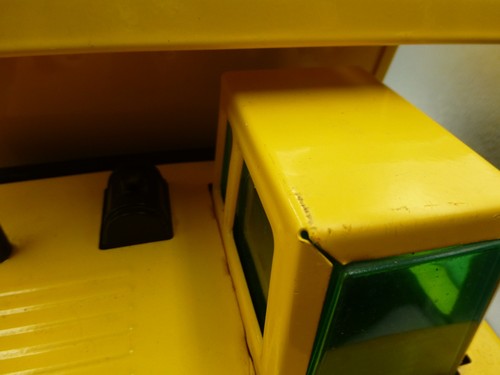 Camión de volteo Tonka amarillo, EE. UU., metal con plástico, mediados de los 90, jugado con estado - Imagen 21 de 24