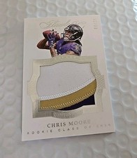 2016 Flawless Chris Moore rookie jumbo 3 color jersey patch relic 9/20