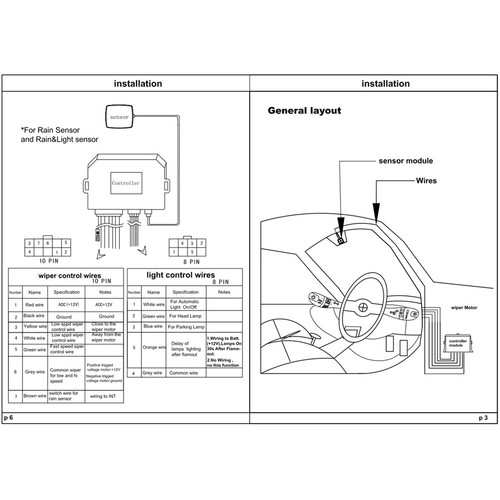 2 im 1 Auto Licht Regensensor Universal Autowischer Regen und Lichtsensor C2C5 - Bild 7 von 10