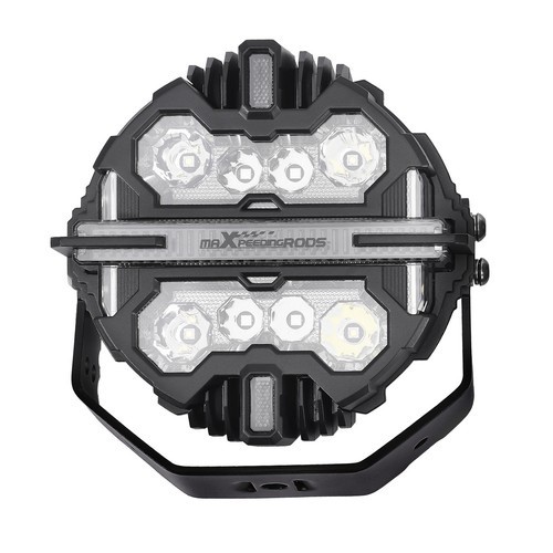 LED Off Road Lights 7 Inch 33200LM Spot Beam Driving Light Pod RGB DRL IP68 - Picture 17 of 19