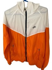 Supe Nike Glanz Jacket Windbreaker Windrunner Orange White Lightweight Thin