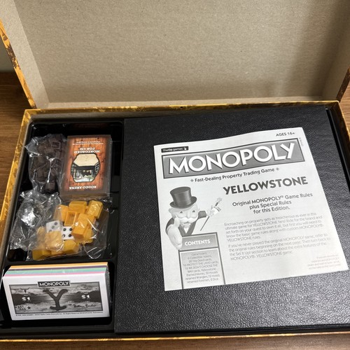 Monopoly Yellowstone Board Game 2022 Dutton Ranch New - Picture 3 of 4