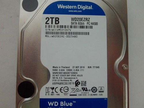 *Lot of 4* Western Digital Blue WD20EZRZ-00Z5HB0 2TB HDD 3.5" SATA HDD (V1486) - Picture 3 of 3