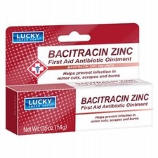 Bacitracin Zinc First Aid Antibiotic Ointment, 0.5 oz. - 10374-24