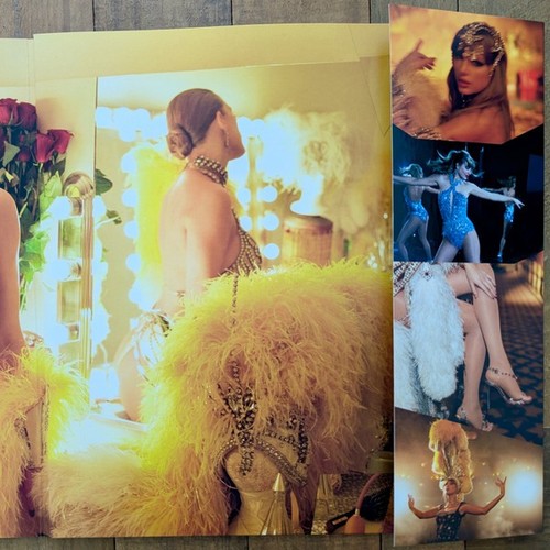 RARE TAYLOR SWIFT THE LIFE OF A SHOWGIRL LAKESIDE BEACH BLUE SPARKLE VINYL OOP - Picture 6 of 8