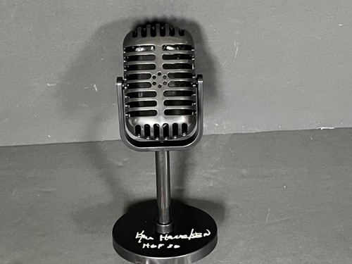 Ken Harrelson Chicago White Sox HOF 20 Auto Signed Microphone JSA Witness . - Picture 1 of 3