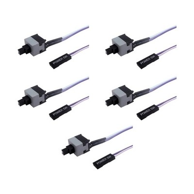 Computer Power Switcher Cable 50cm 2Pin Connectors ATXs PC Case Connection