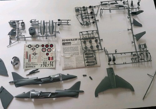Monogram Hawker Harrier 5420 1/48 Scale Model Kit With Damage - Picture 2 of 3