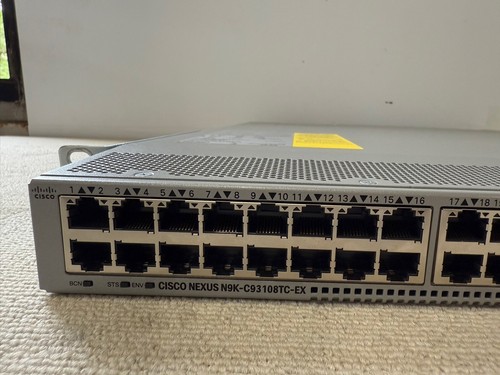 Cisco Nexus N9K-C93108TC-EX V03 48-Port + 6x 40/100 QSFP28 Switch - 第 2/4 張圖片
