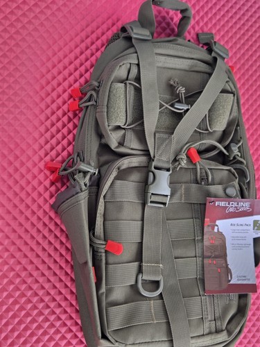 Fieldline Pro Series Roe Sling Pack OD Green Military Outdoors Hiking Backpack - Picture 23 of 24