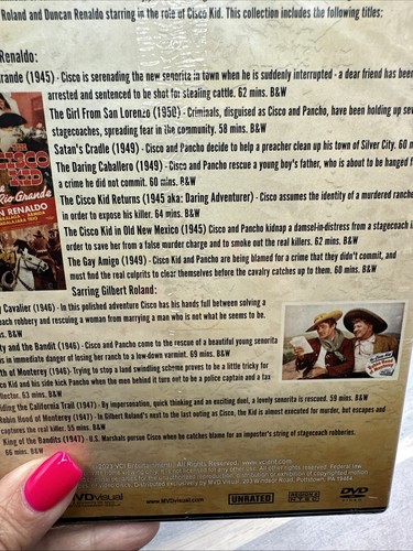 The Cisco Kid: Western Movie Collection (13 Films) (DVD, 1945) Duncan Renaldo - Picture 5 of 6