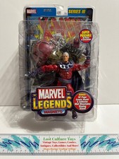 2002 Toybiz Marvel Legends Series 3 Magneto With Sentinel Base And Comic NEW