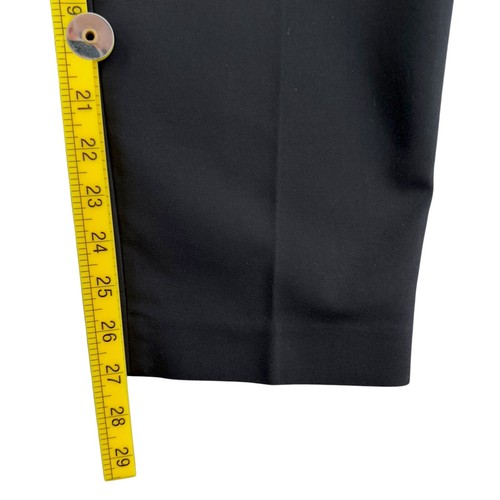 Pantalones de vestir Express negros planos con cremallera lateral para mujer talla 12R - Imagen 8 de 8