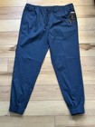 Pga Tour Men’s Jogger Pants Size Large Insignia Blue Nwt Golf Athletic