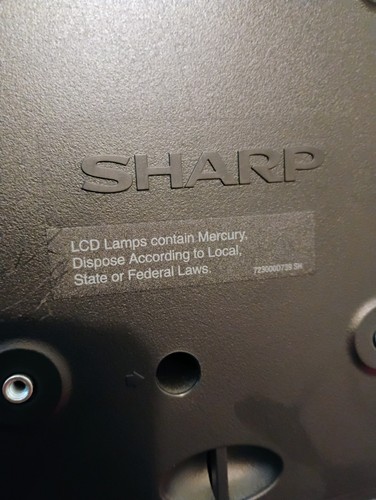 Sharp LC-19DV22U 19" TV DVD Combo HDMI RGB composite S-Video TESTED Works - Picture 9 of 11