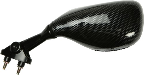 EMGO OEM Replacement Mirror for 03-04 Kawasaki ZX600RR/636 Left Side Carbon - Picture 1 of 5
