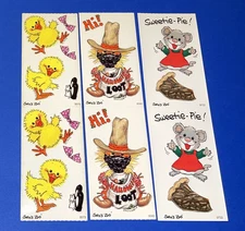 Vintage Suzy's Zoo Stickers