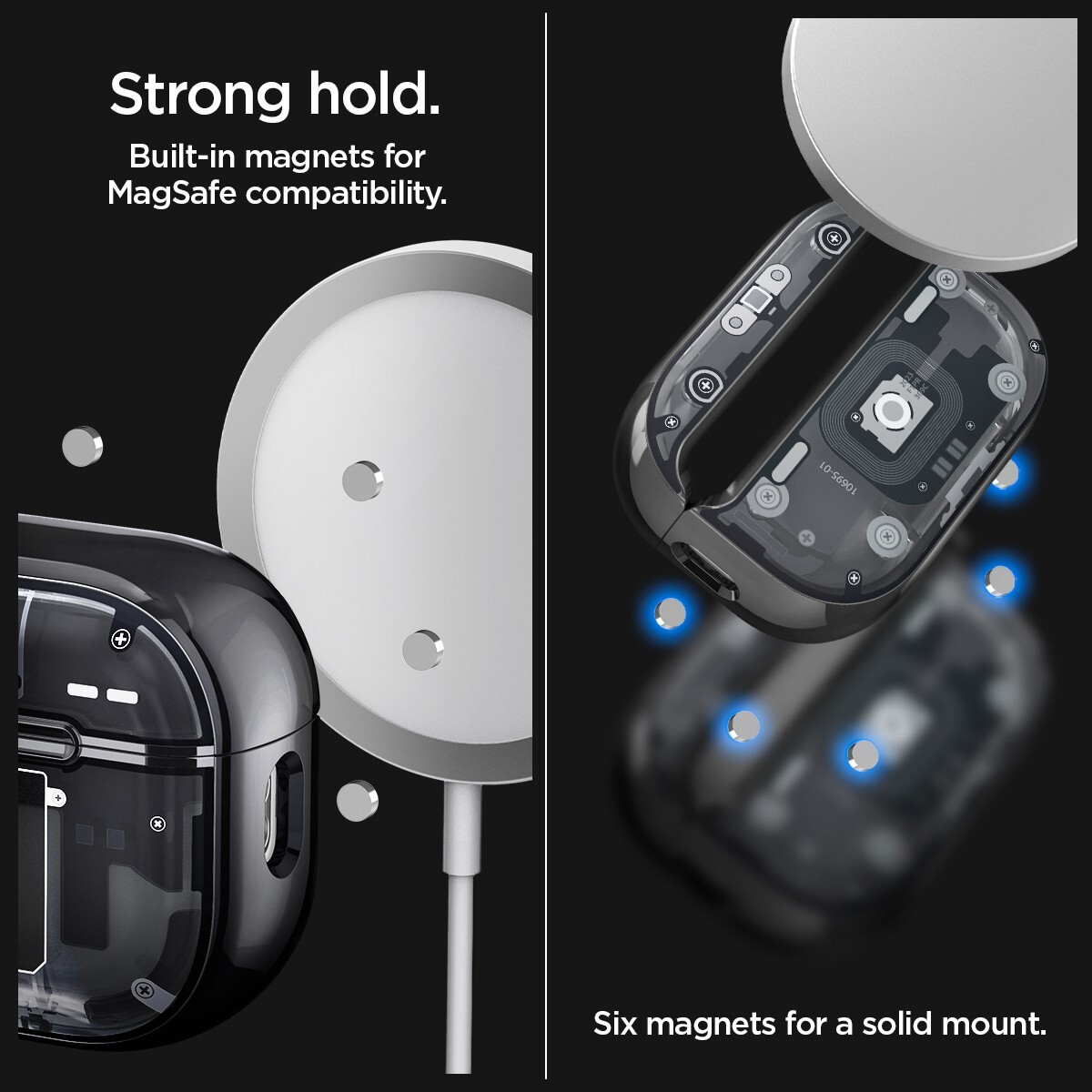 Airpods Pro 2nd Generation Case  Spigen [Ultra Hybrid] (Mag Fit