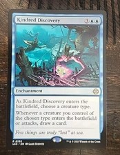 MTG -Kindred Discovery - The Lost Caverns of Ixalan Commander - Rare - Unplayed 