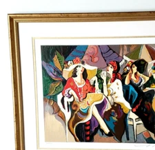 FRAMED MAIMON LITHOGRAPH - Size 25 X 19 -  Numbered & Signed 