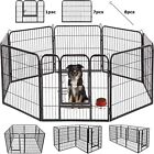 Dog Playpen 40' 8 Panel Heavy Duty Pet Playpen Dog Exercise Pen Cat Fence