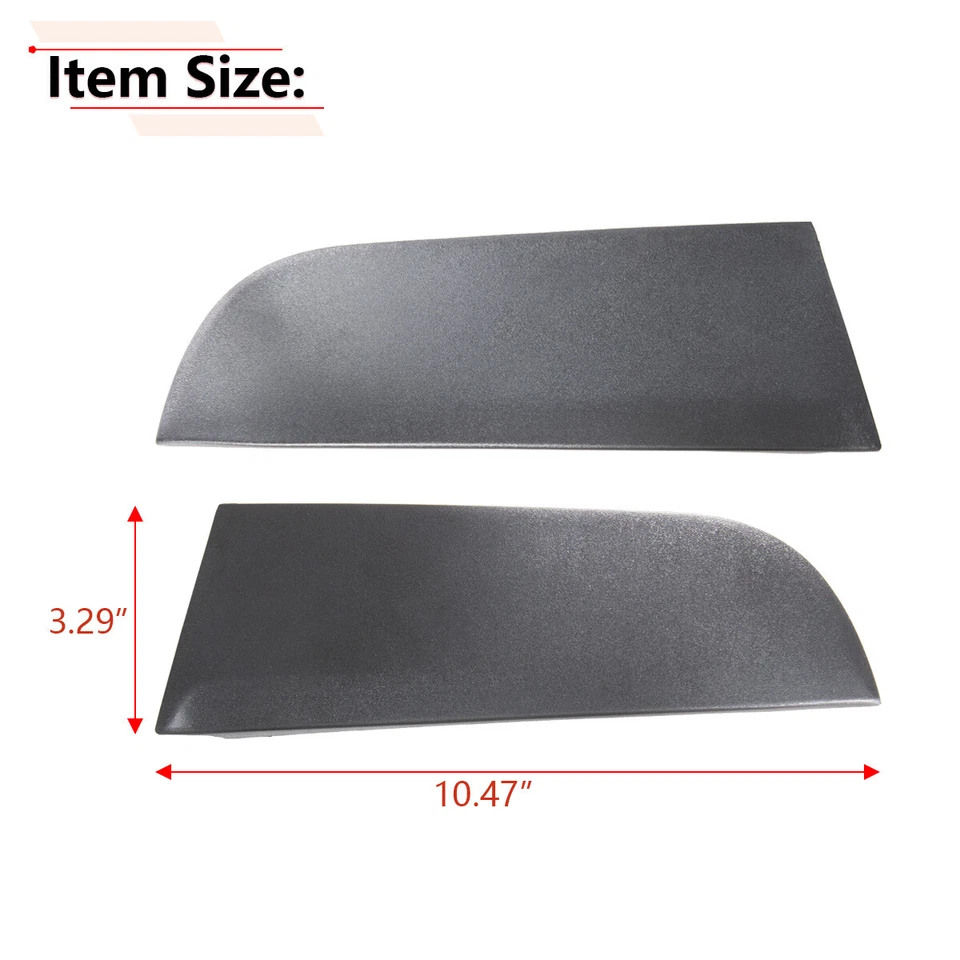 Juego de 2 placas de retención de sello de puerta trasera izquierda derecha para Nissan Sentra 2007-2012 Foto 2 de 4